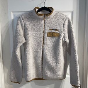 Columbia teen girls sherpa Cream Fleece Jacket